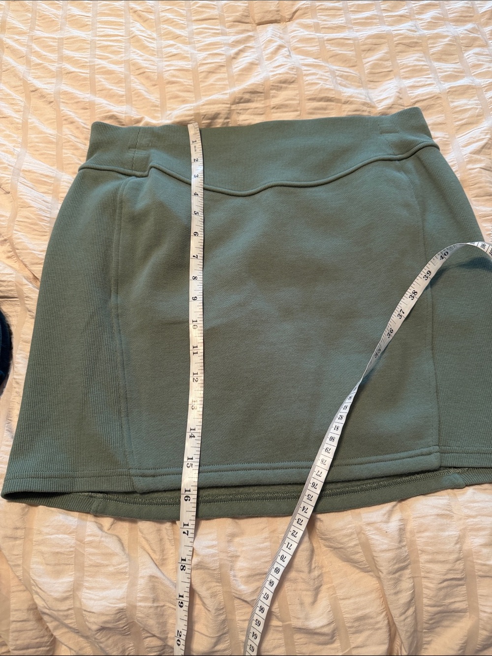 Lululemon scuba high rise mini skirt eucalyptus size large - Picture 6 of 6